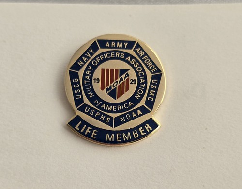 Moaa life member - moaa, pin